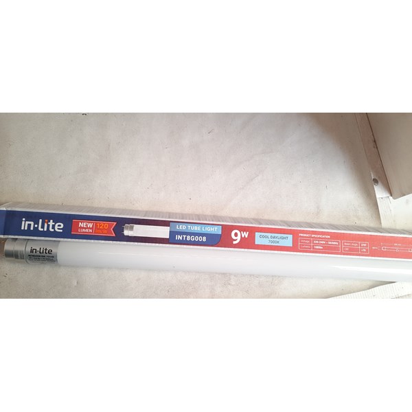 Jual Lampu TL LED Tube 9W INT8G008 Merk In-Lite oleh CV. Flindex ...