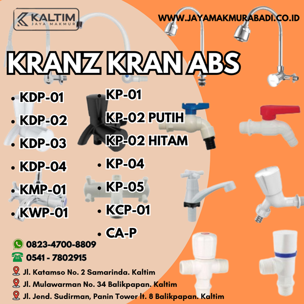 Jual KRANZ KRAN ABS HARGA TERBAIK 2024 BERKUALITAS READY STOK oleh PT ...