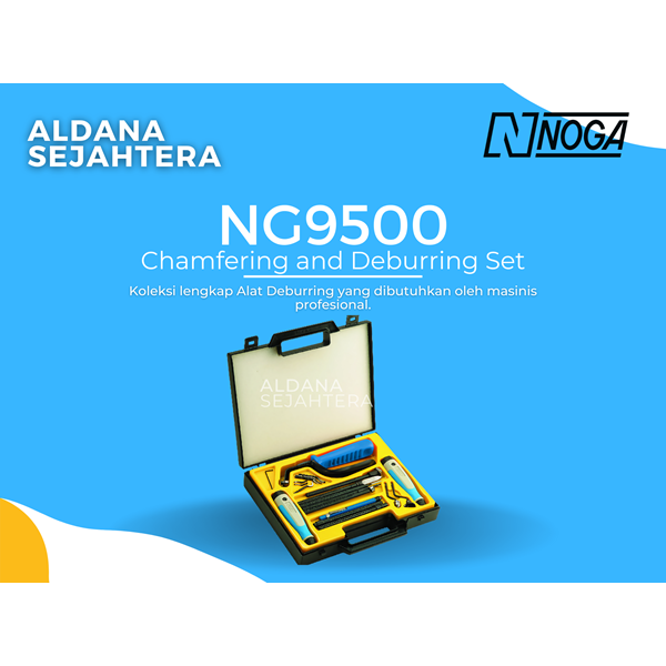 Noga 4 Piece Universal Deburring Set | Deburring Tools