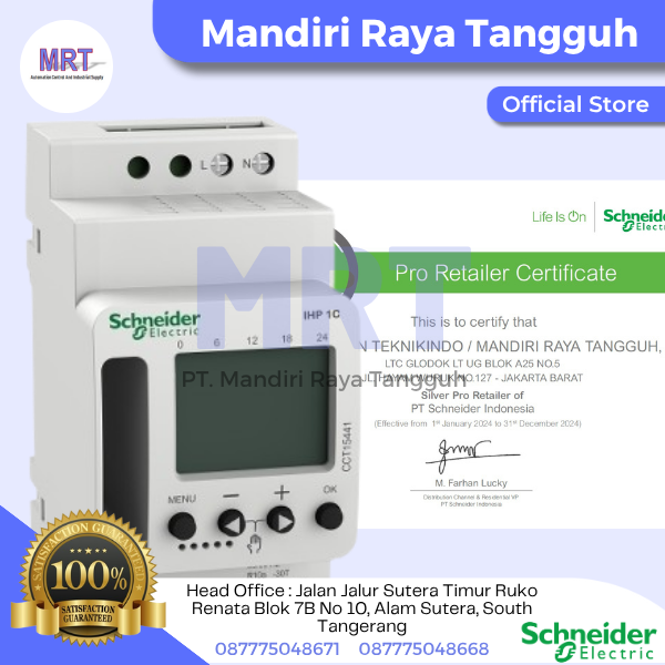 Jual Timer Schneider Original oleh PT. Mandiri Raya Tangguh