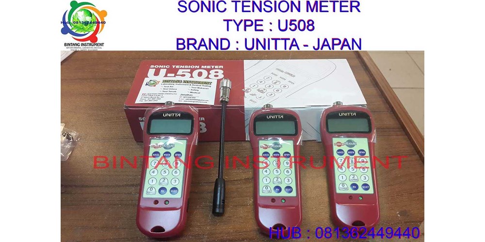 Jual 081362449440 Jual SONIC TENSION METER U508, UNITTA Sonic Tension Meter U508 Gates Unitta