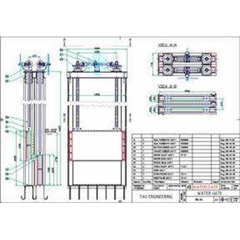  Pintu Air Bendung Sluice Gates oleh CV TAO ENGINEERING 