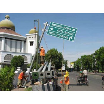 Jual Pemasangan Rambu Pendahulu Petunjuk Jurusan di lokasi Jawa Tengah ...