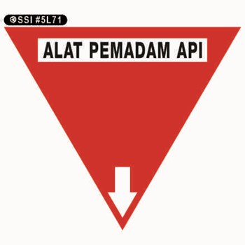 Jual Rambu Alat Pemadam Api Ringan (APAR) 35x35 cm Aluminium+Kiwalite ...