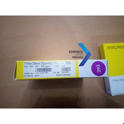 FT-3-127-125 Sartorius filter paper grade 393, dia.125mm, 100/pack