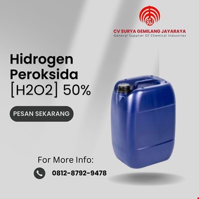 Hidrogen Peroksida ( H2O2) Jakarta-Tangerang Kimia Industri TERMURAH!