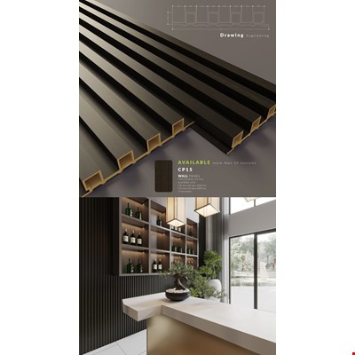 Wood Wallpanel Type CP 15 /WPC Wallpanel Interior/ Desain Interior