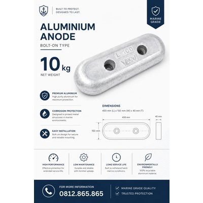 V&W ALUMUNIUM ANODE L150K2