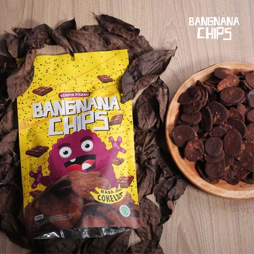 Jual Banana Chips Coklat Jawa Timur - bangnana chips surabaya 