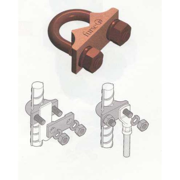 U-BOLT ROD CLAMP ( TYPE E) oleh TOKO GROUND ROD - RAJANYA 