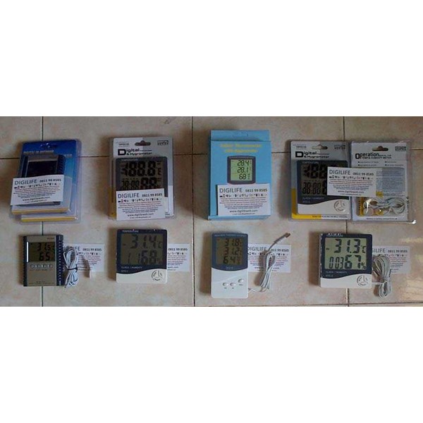 Jual Digital Hygrometer Thermometer - Alat pengukur suhu 