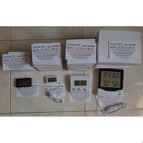 Jual Digital Hygrometer Thermometer - Alat pengukur suhu 