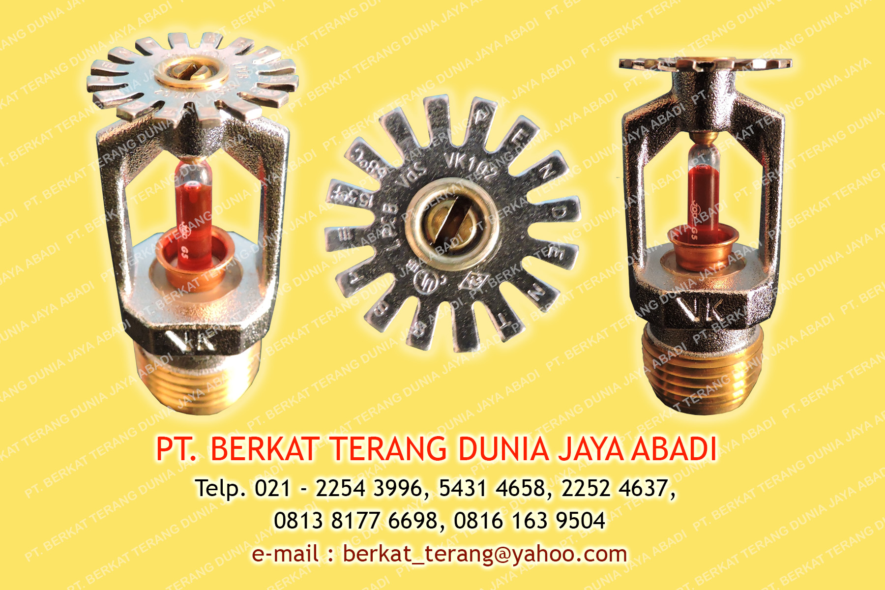 Jual SPRINKLER PENDENT 68 DERAJAT merk VIKING oleh PT. Berkat Terang ...