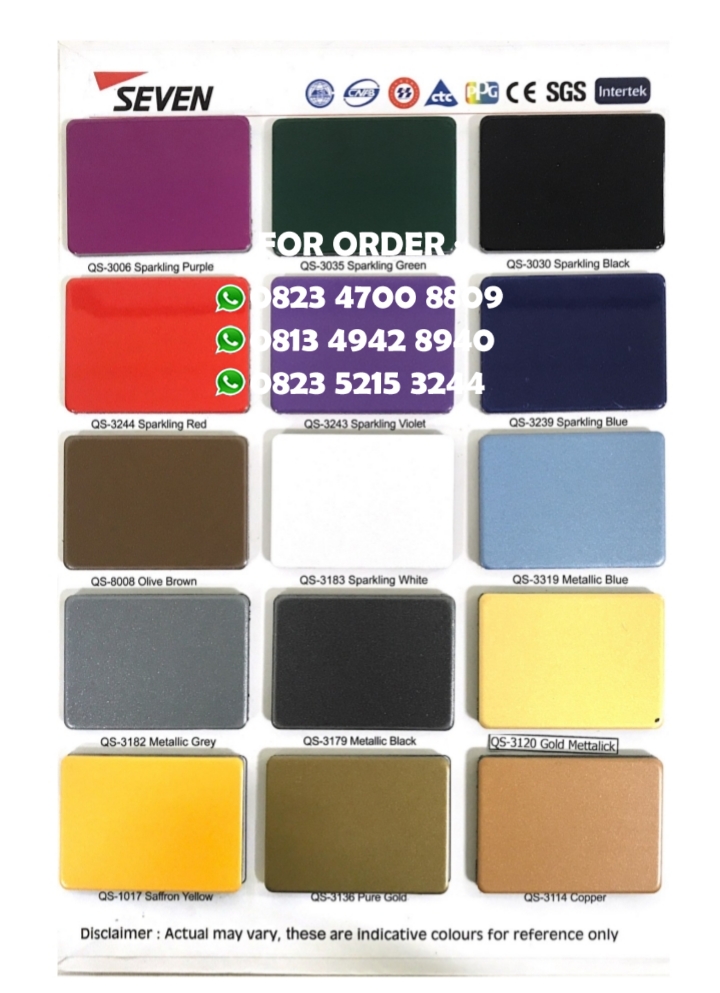 Jual ACP SEVEN QS-3237 SIGNAL BLUE oleh PT. Kaltim Jaya Makmur