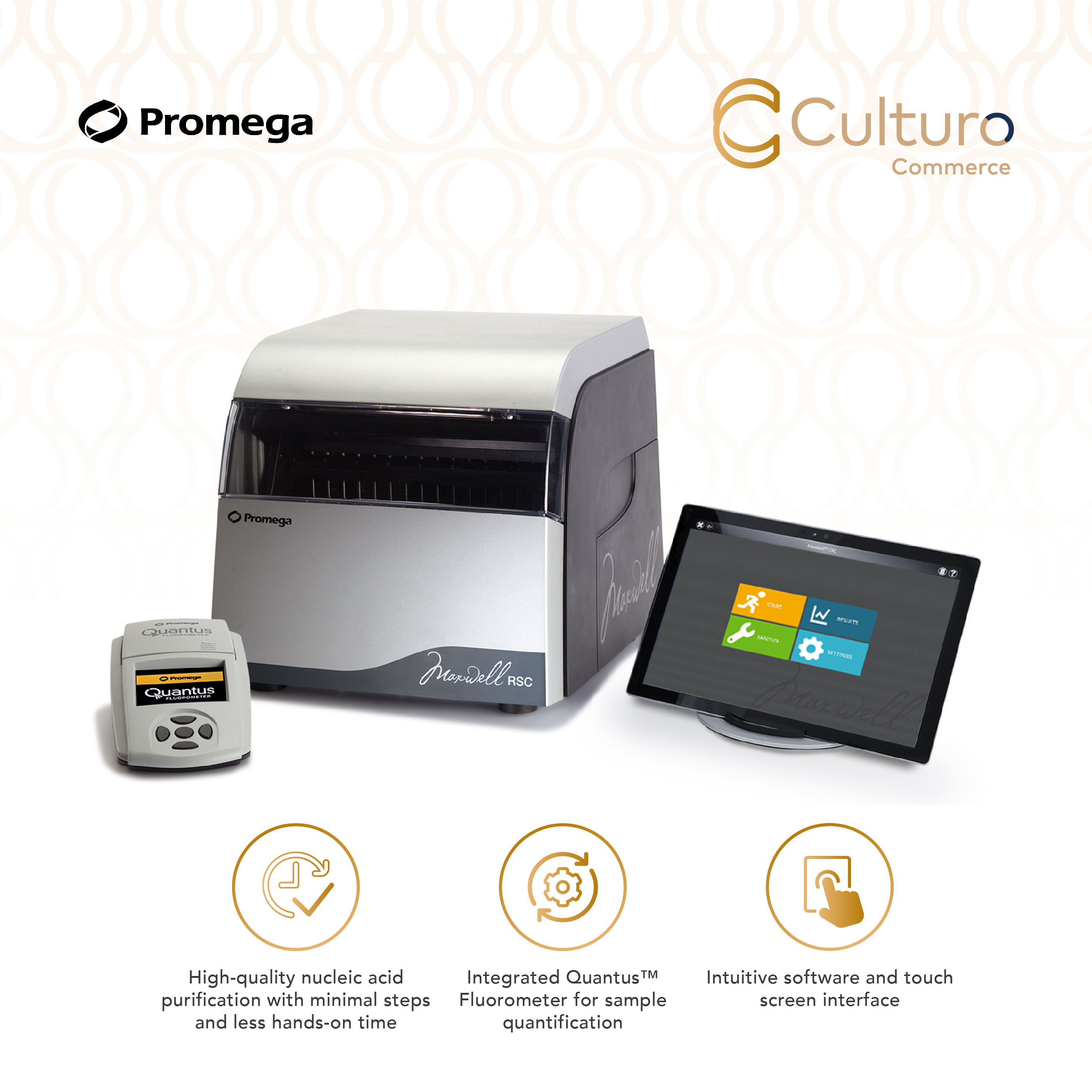 Jual [PROMEGA] Maxwell RSC AS8500 Automated NA Extraction Medical Kit ...
