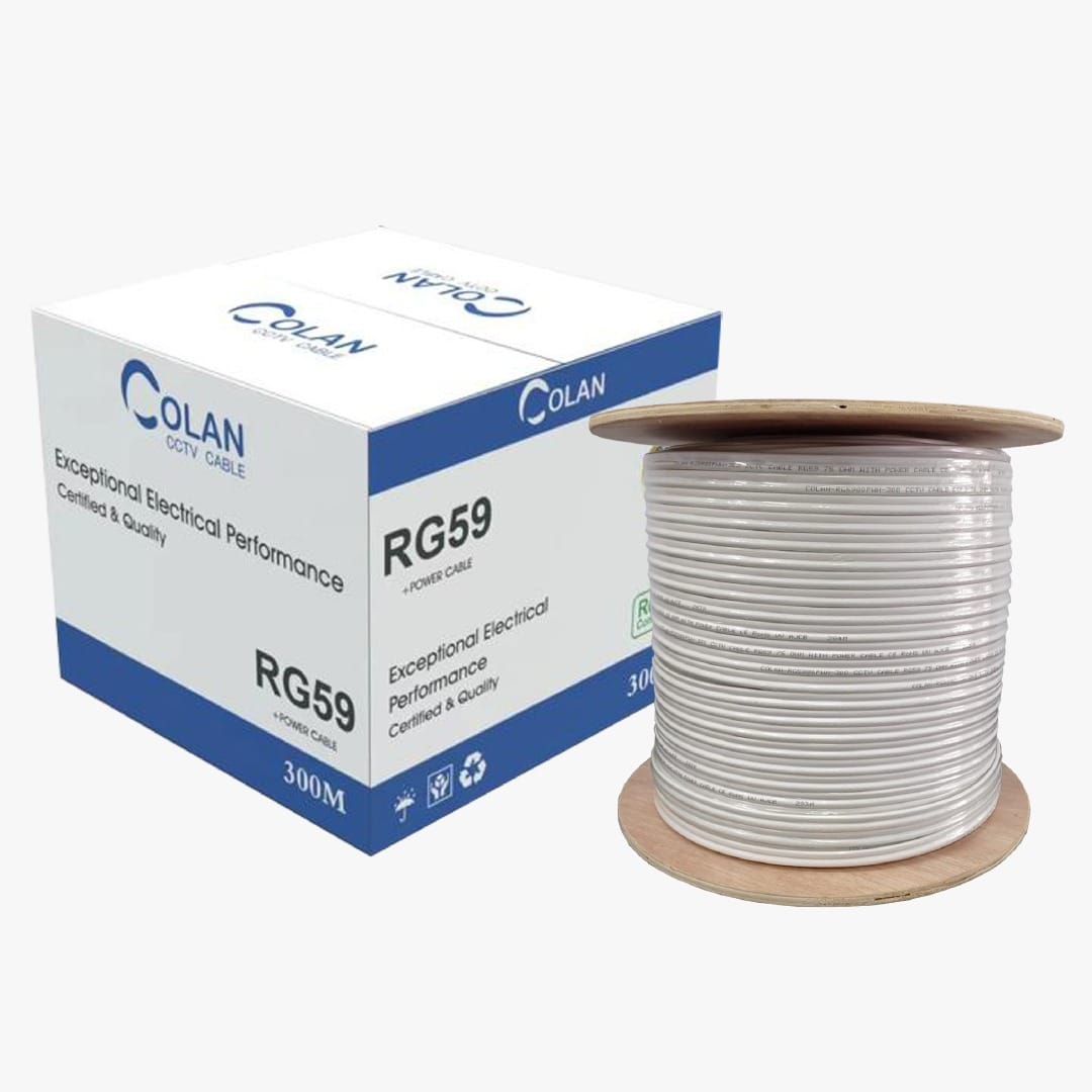 Jual Coaxial Cable Colan RG 59 + Power oleh PT. VISINDO GLOBAL TEKNOLOGI